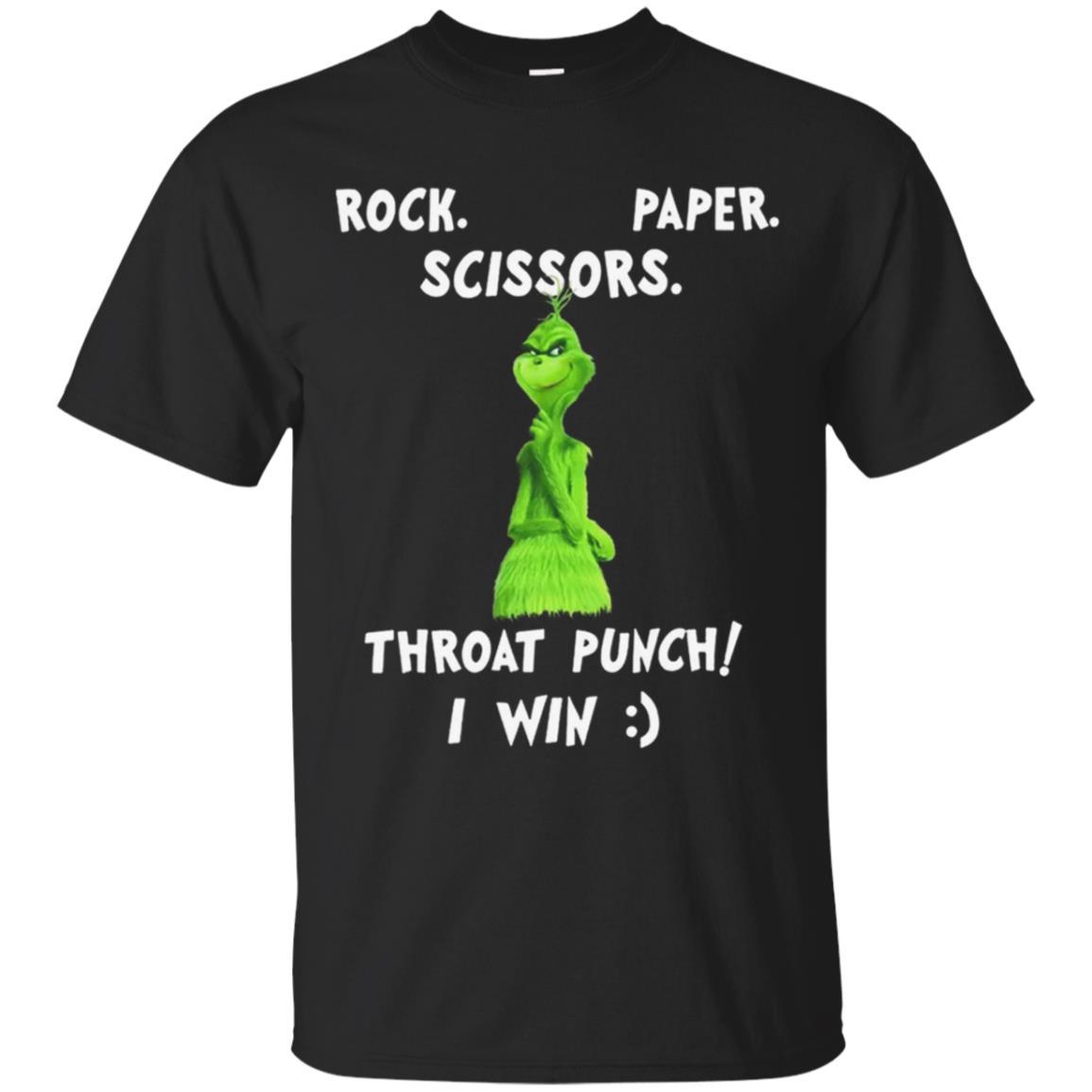 Download The Grinch Rock Paper Scissors Throat Punch I Win Classic ...