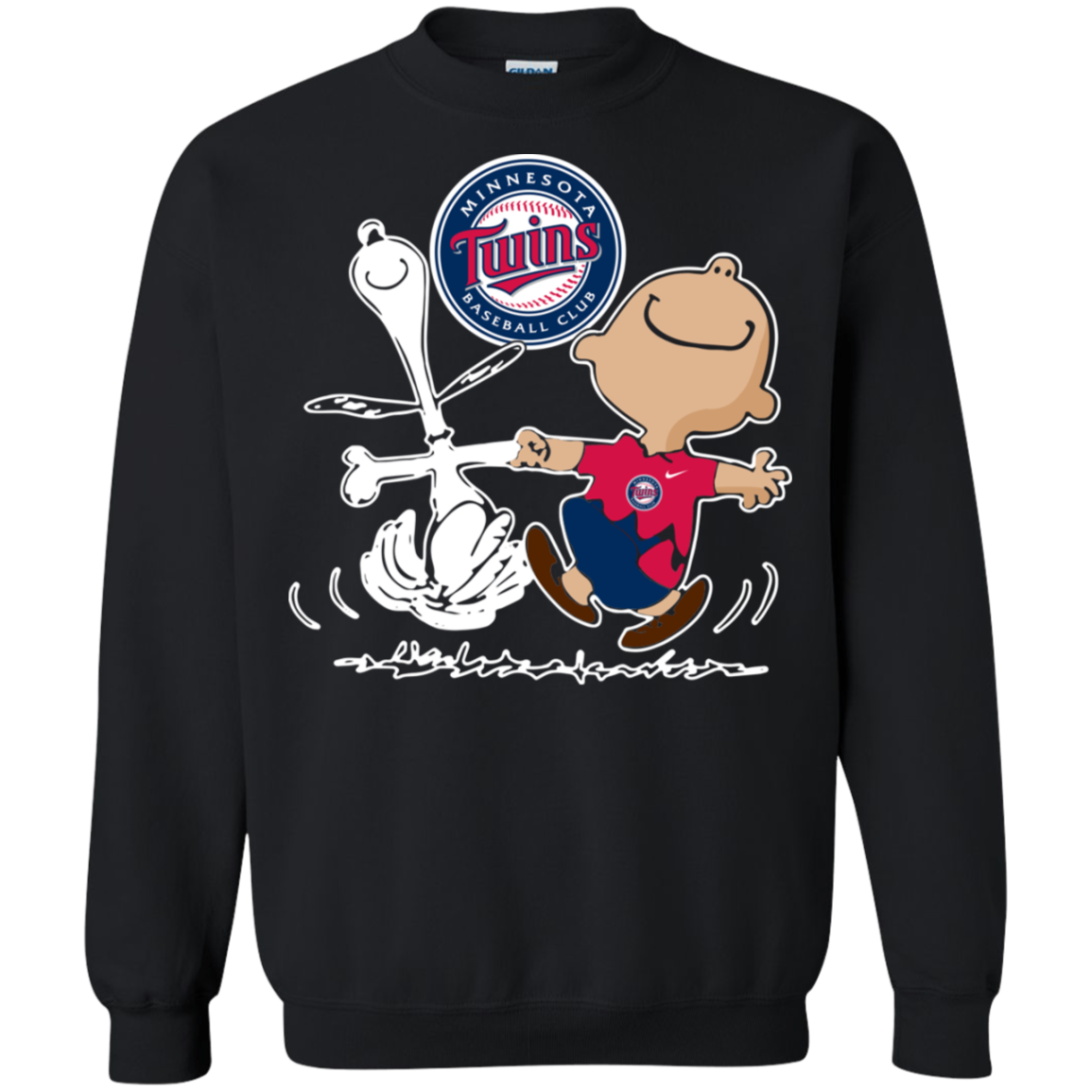 Charlie Brown & Snoopy Minnesota Twins shirt Sweatshirt – Tee Peeze