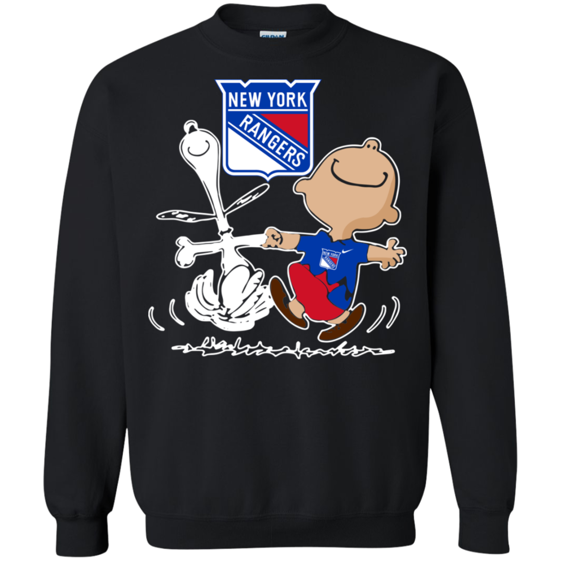 Charlie Brown & Snoopy New York Rangers shirt Sweatshirt – Tee Peeze