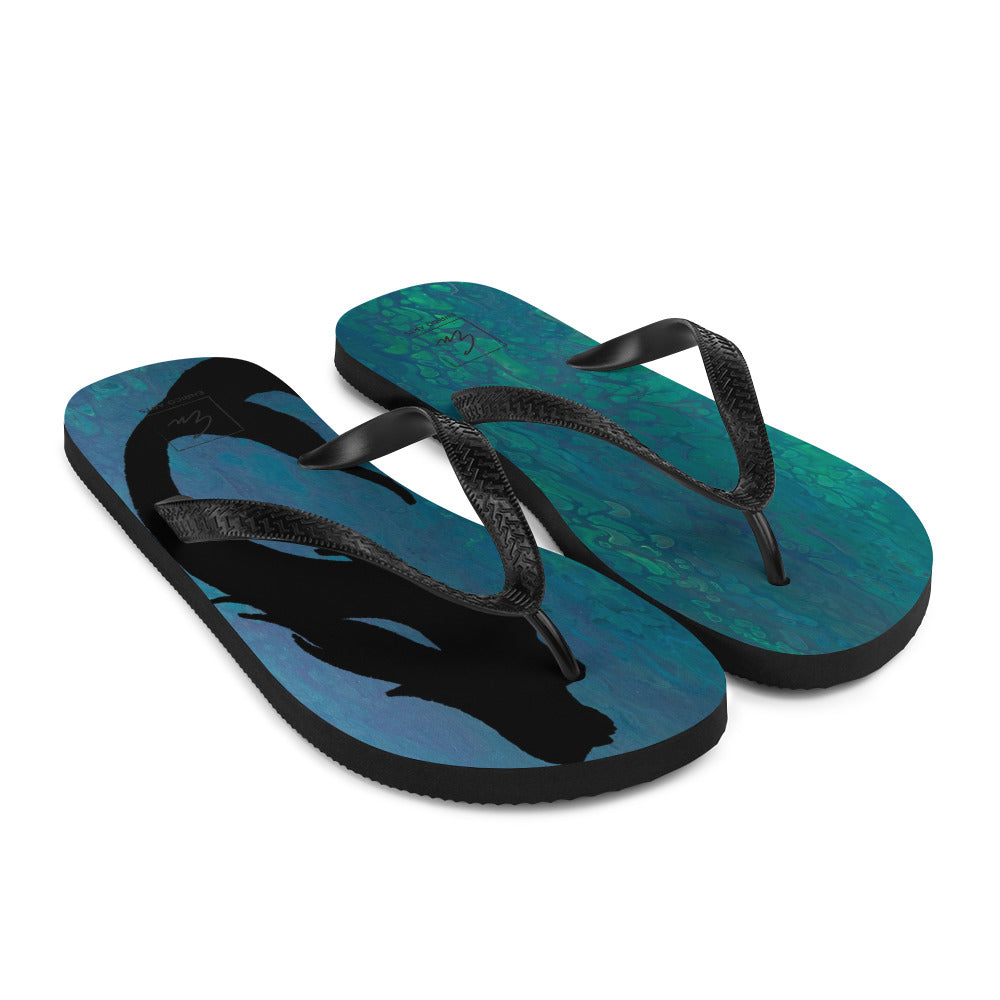 Mermaid Fantasy Flip-Flops – EnricoArts