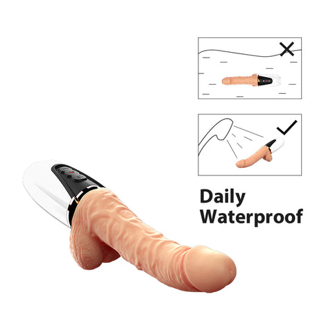 Handheld Automatic Thrusting Sex Machine Telescopic Dildo Vibrator