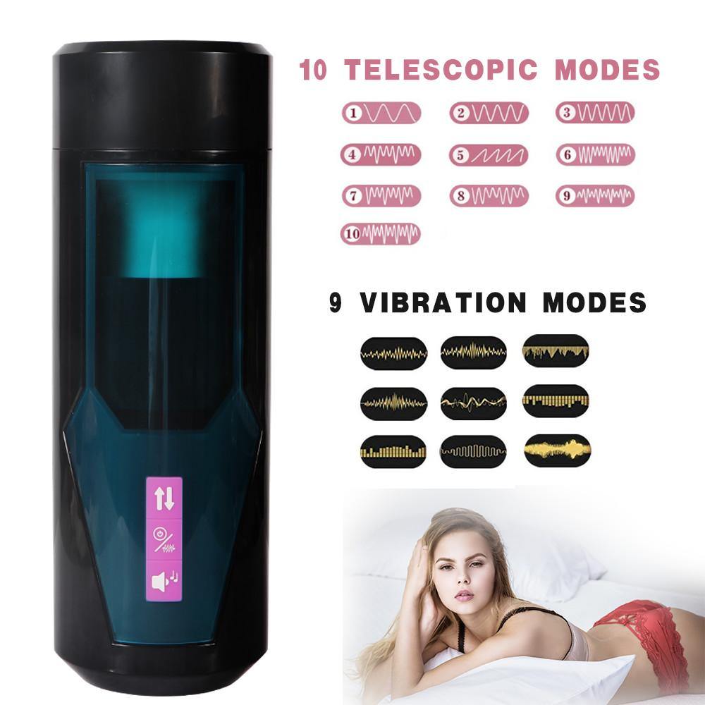 Male Masturbator Cup With 9 Vibration Modes Real Sexy Voice Sex Machine And Sex Doll Adult Toys