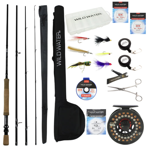 9/10 Weight CNC Reel Fly Rod Package | Wild Water Fly Fishing