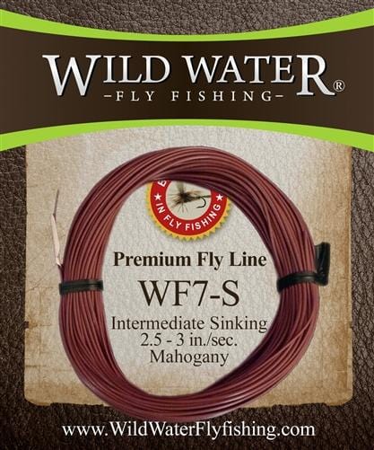 Wild Water Fly Fishing Weight Forward 7 Weight Intermediate Sinking Fly  Line, Wild Water Fly Fishing