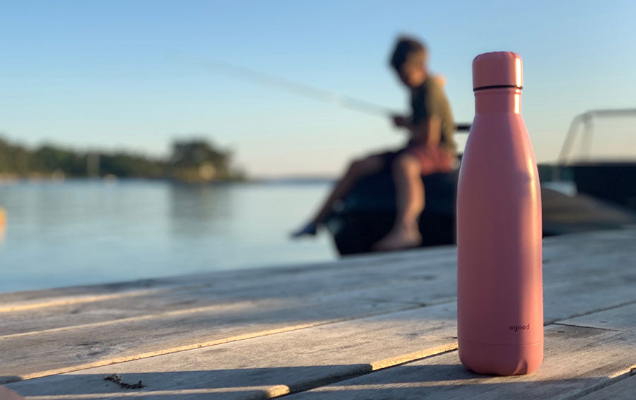 Reusable Water Bottle Dusty Pink agood company