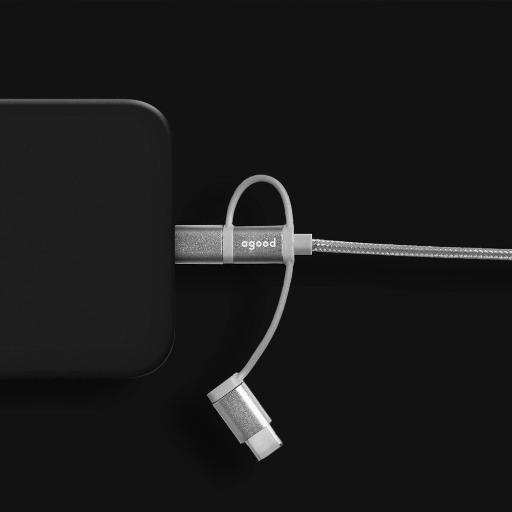 Multi-Charging Cable Made from Recycled Nylon