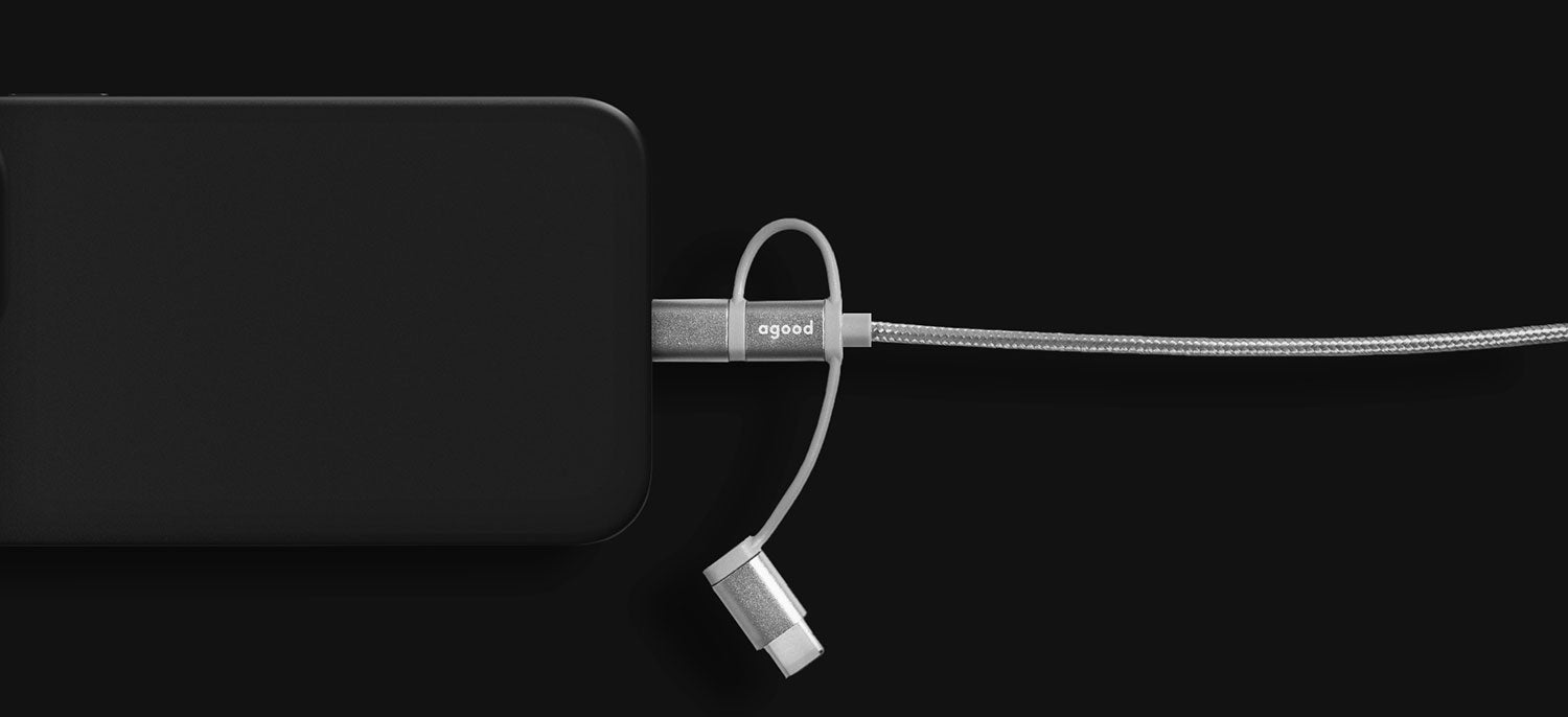 Charging Cable Made from Recycled Nylon from agood company