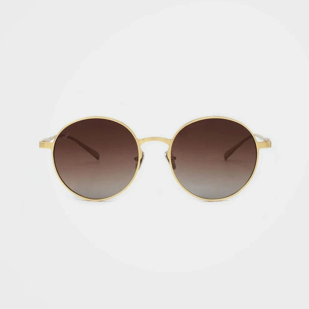 Golden Framed Sunglass, Luna Gold - By Bird Eyewear