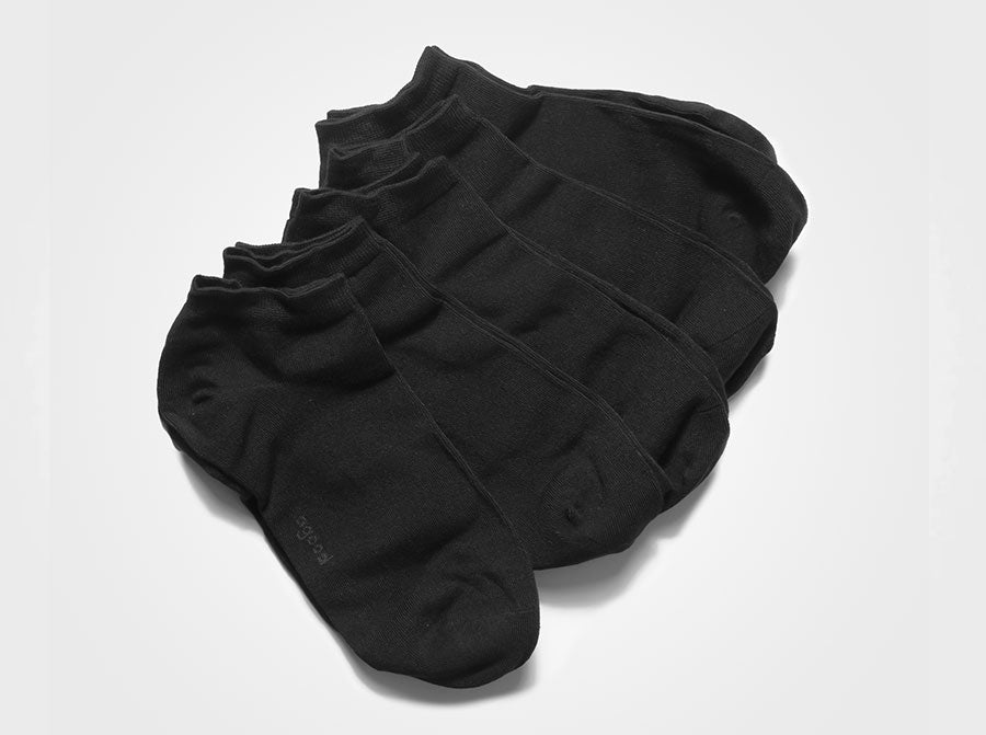 Schwarze Socken aus Bambus