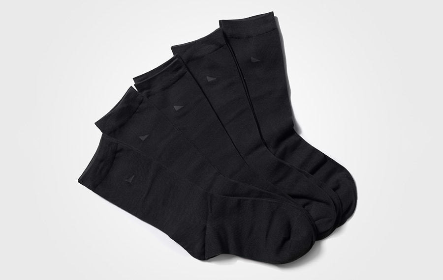 Schwarze Bamboo-Socken Agood Company