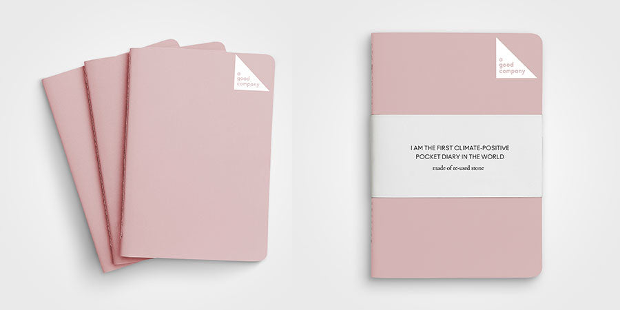 Dusty Pink pocket Diary