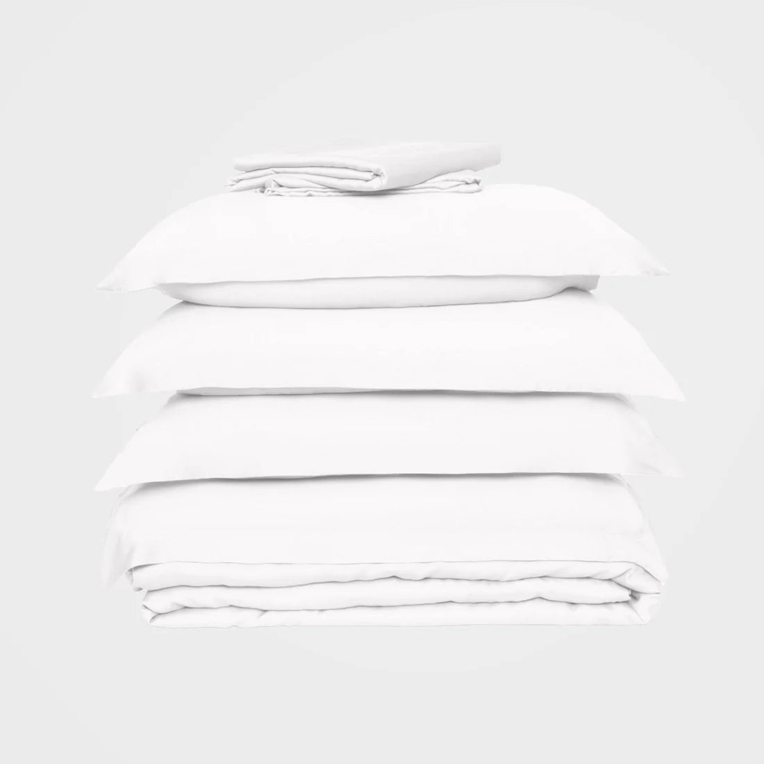 Eucalyptus Silk Bed Sheet Set with Pillows & Duvet, Warm - By Ethical Bedding