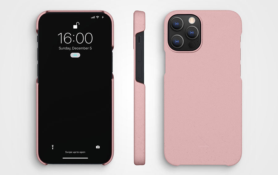 Biologisch afbreekbaar Dusty Pink Telefoonhoesje