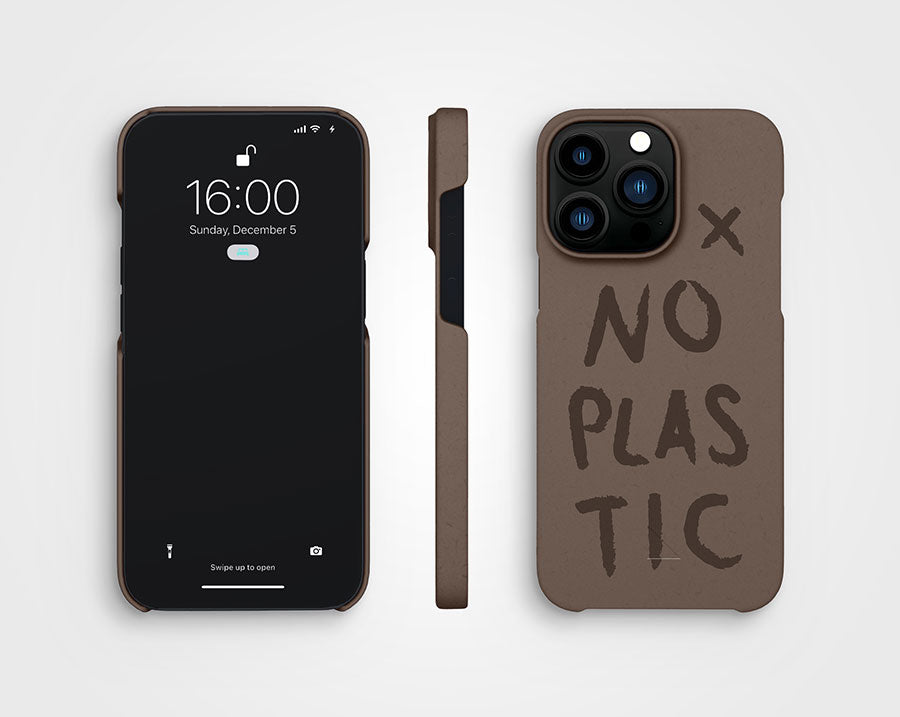 Biodegradable Phone Case Earth Brown by agood company