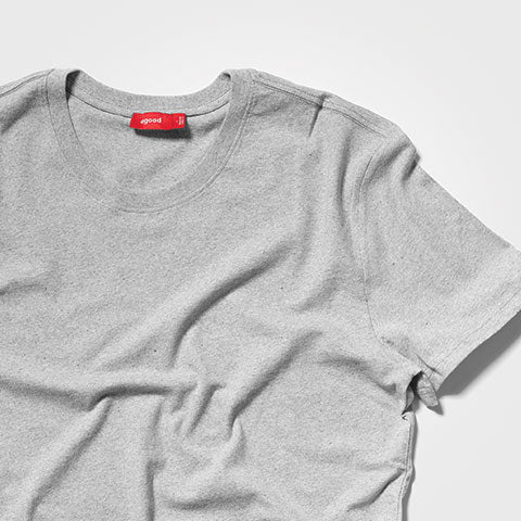 Grey T-Shirt Recycled Cotton agood company