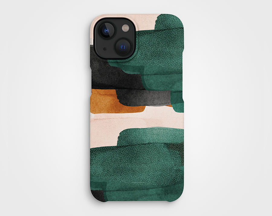Biodegradable Phone Case Teal Blush by agood company