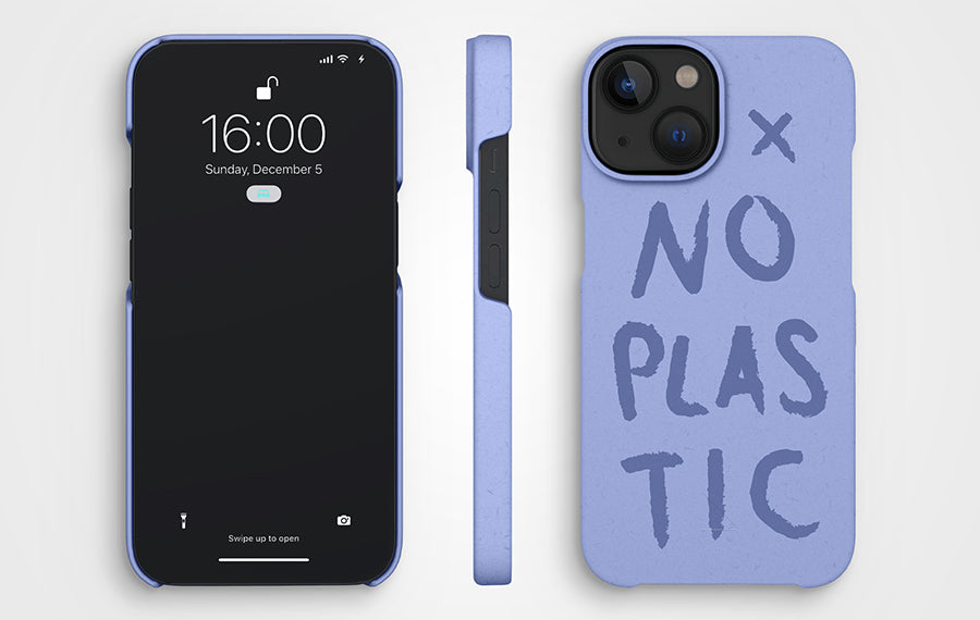 agood company Vista Blue No Plastic Phone Case