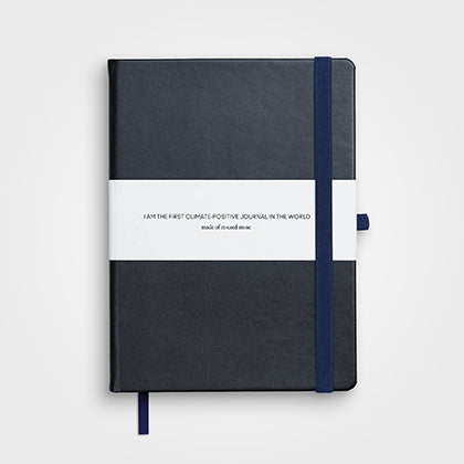 Waterproof stone paper journal deep sea blue
