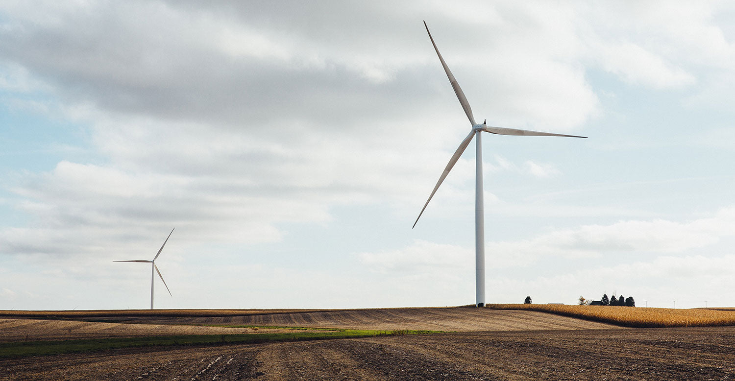 Erneuerbare Windmühlenquelle - Nachhaltigkeitskonzept