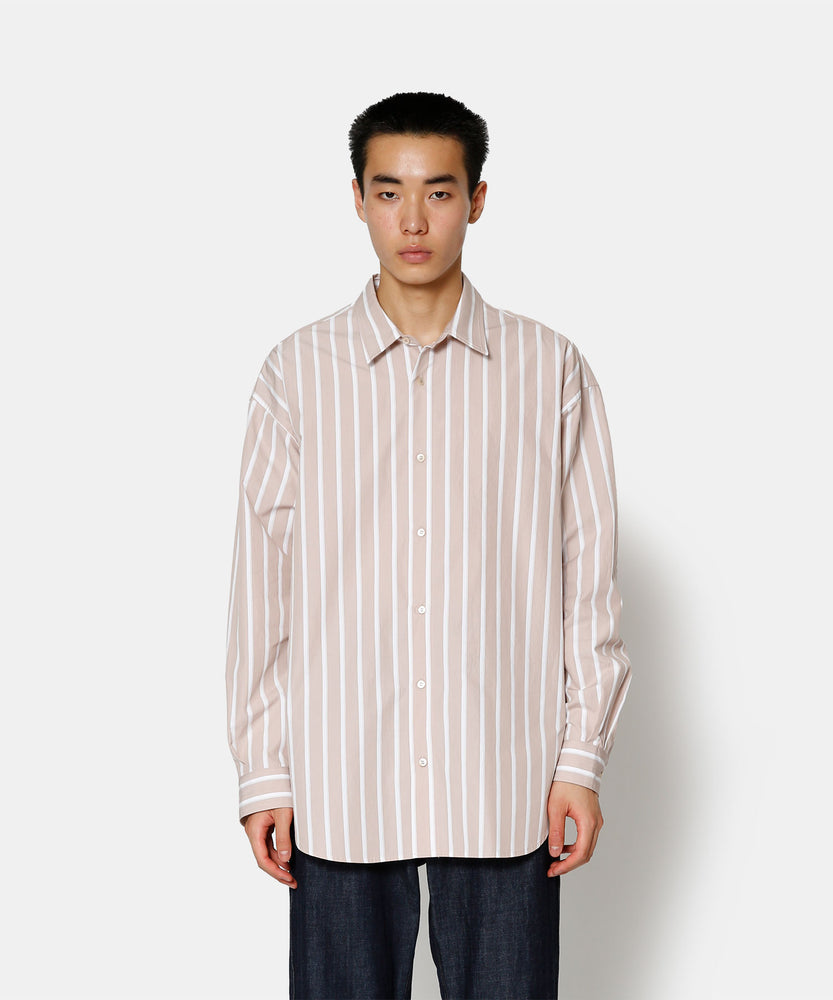Hi Count Cotton Stripe L/S Shirt