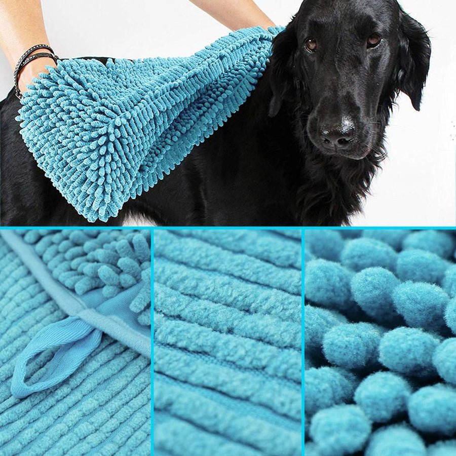 PETZZ Quick Dry Handdoek - Uw hond droog in een handomdraai - Online