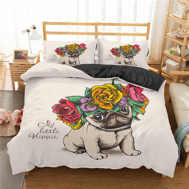 PETZZ Cartoon Dogs Duvet Cover - Bed linen on Hondenhoek.com