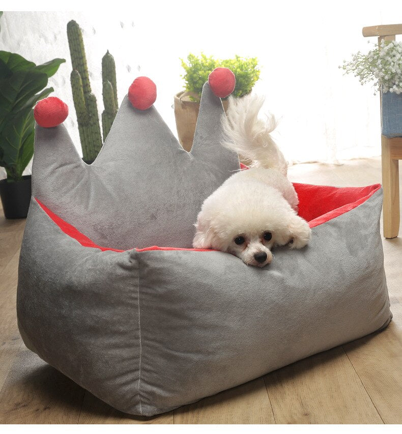 PETZZ Crown Dog Bed Deluxe - Chiens endormis - Dog Corner Shop