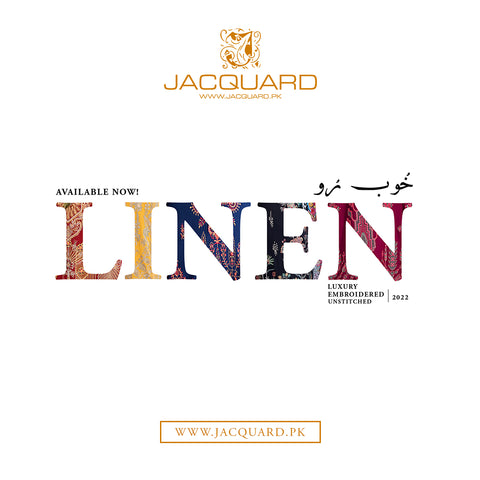 New Arrivals Winter 2022 linen unstitched collection luxury embroideries by jacquard clothing 