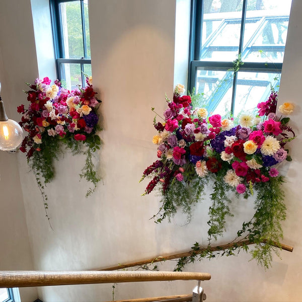 colorful wedding flower decorations