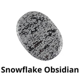 Snowflake Obsidian palm stone