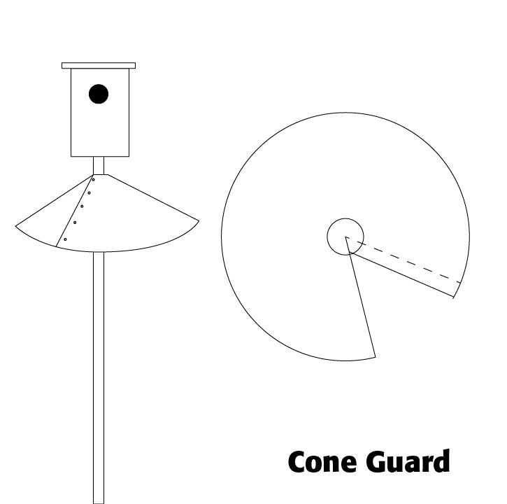 Cone Guard for Birdhouses