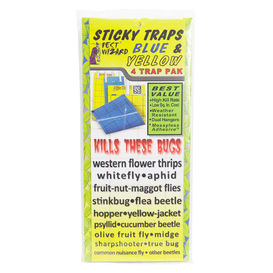 Fly & Bug Sticky Yellow Trap (4 pack) – Grow Organic