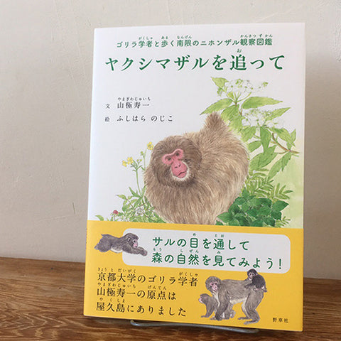 ヤクシマザルを追って ゴリラ学者と歩く南限のニホンザル観察図鑑 野草社 文 山極 寿一 絵 ふしはら のじこ 一湊珈琲焙煎所 Issou Coffee Roastery