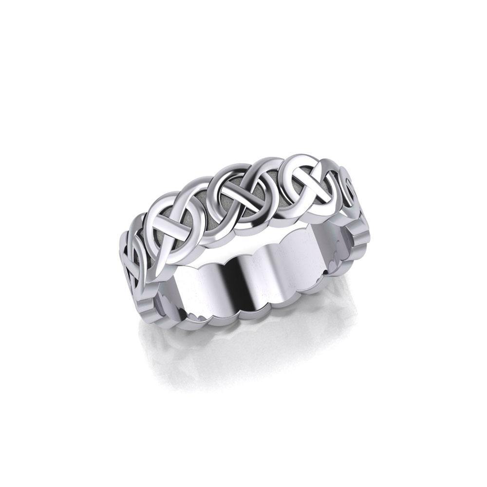 Celtic Knotwork Ring TR355 – Peter Stone Jewelry