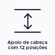 12 ajustes de posição da cabeça