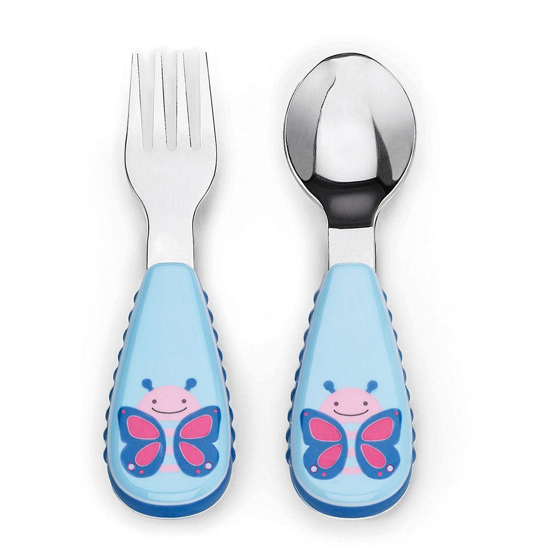 Primo Passi - Silicone Spoon 4-Pack (Grey/Yellow)