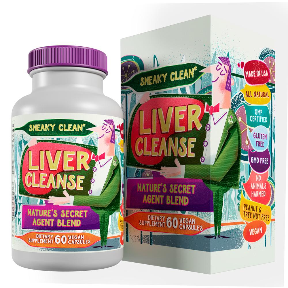 Liver Cleanse - Nature's Secret Agent Blend with Milk Thistle