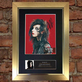 ANDY BIERSACK Signed Autograph Mounted Photo REPRODUCTION PRINT A4 530