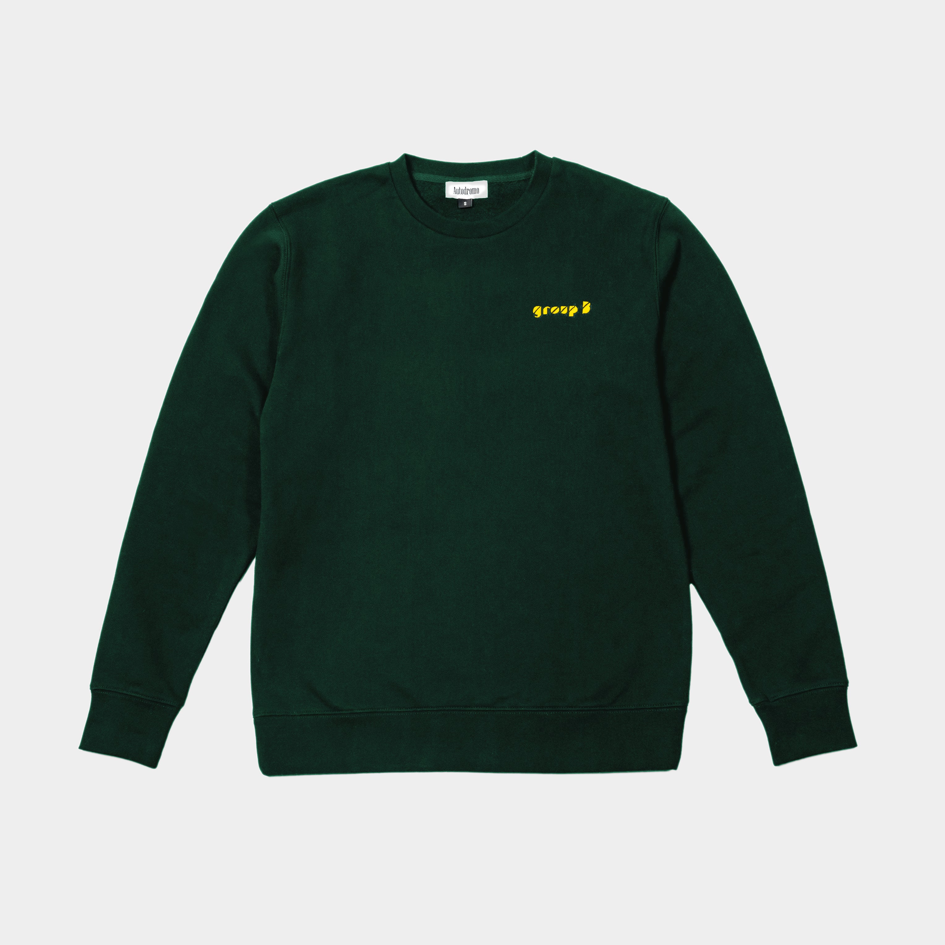 group b logo crewneck