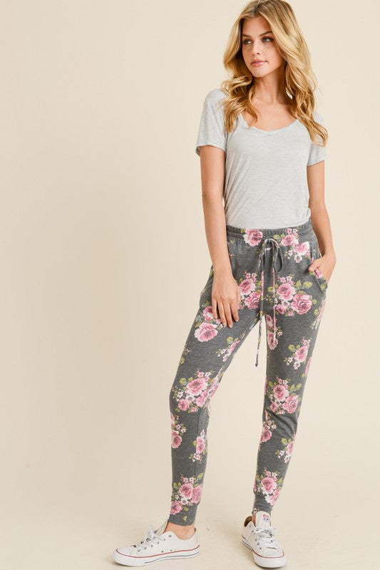 floral jogger