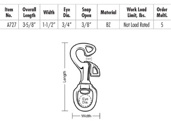 Butterfly Slide Bolt Snap | Tough Links™ | Lucky Line Products