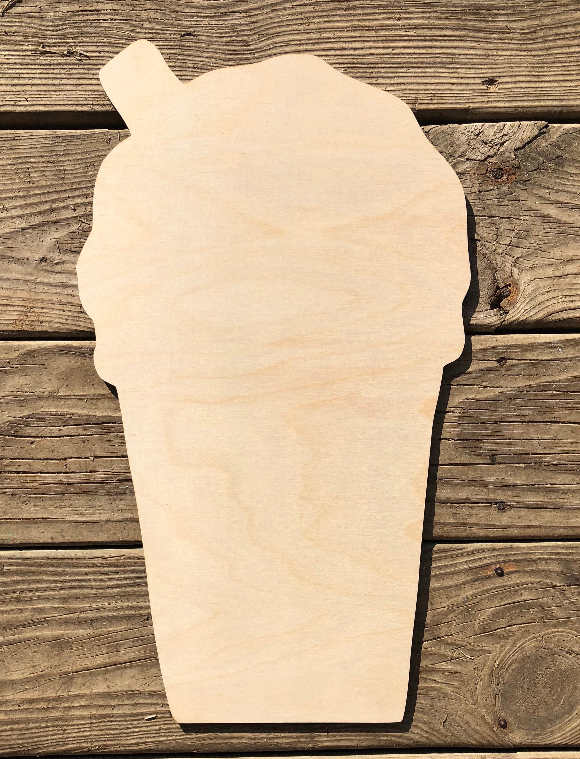 Download 18 New Orleans Style Snowball With Straw Door Hanger Wood Cutout