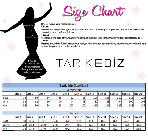 Tarik Ediz Size Chart