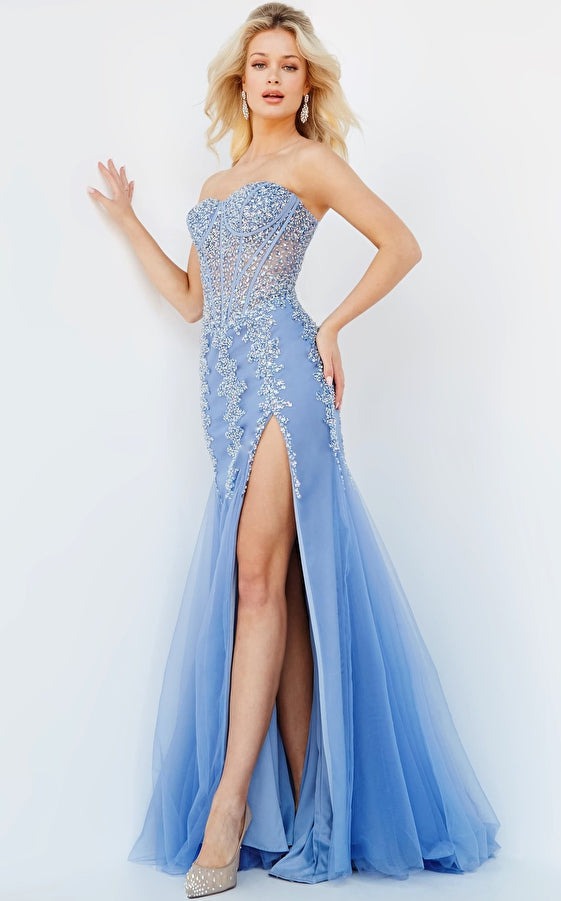 Shawna Prom Dress Mermaid with Corset look bodice 740810AR