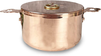 Coppermill Kitchen Vintage-Inspired Large Copper Sauté Pan