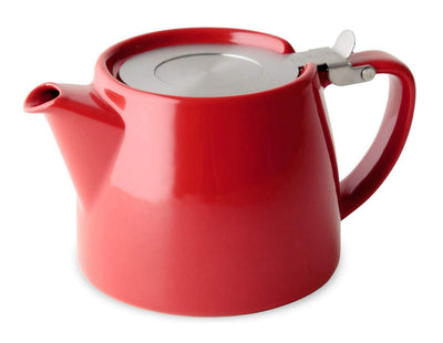 Dew Brew-in-Mug with Infuser & Lid 18 oz. Red