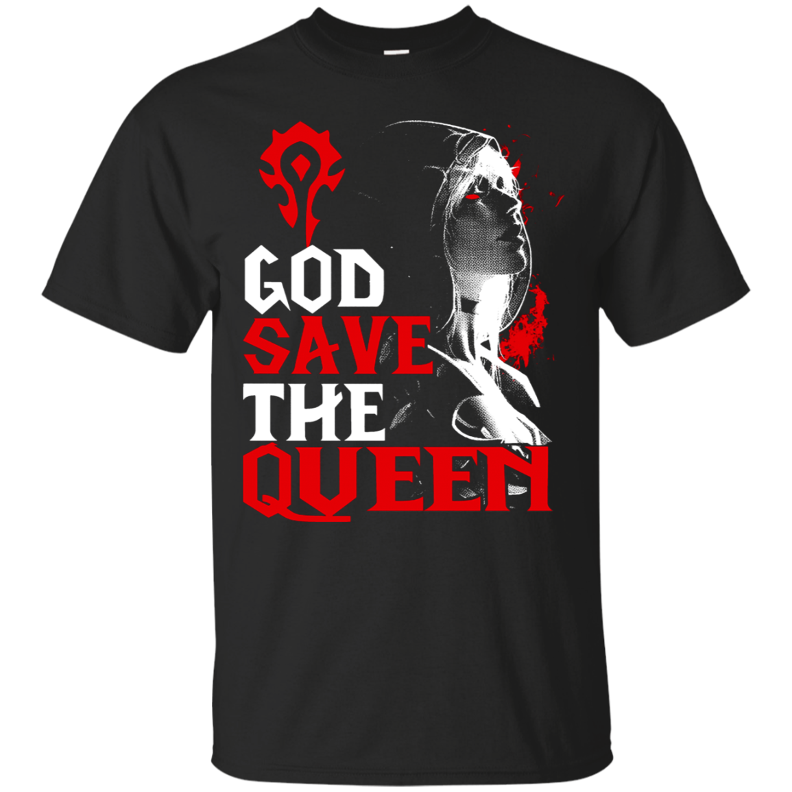 World Of Warcraft God Save The Queen Sylvanas Windrunner T-shirt