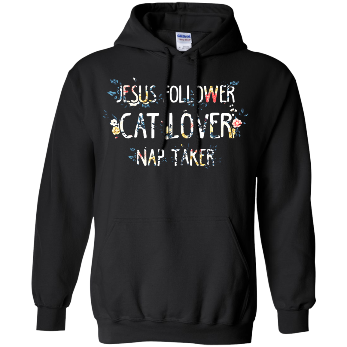 Jesus Follower Cat Lover Nap Taker Flower Patterns Shirts