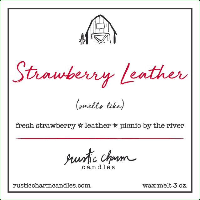 Strawberry Leather Fragrance Oil – Crimson Candle Supply