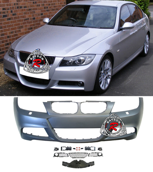 M5 Style Front Bumper w/ Fog Lights For 1997-2003 BMW 5 Series E39 4 Dr